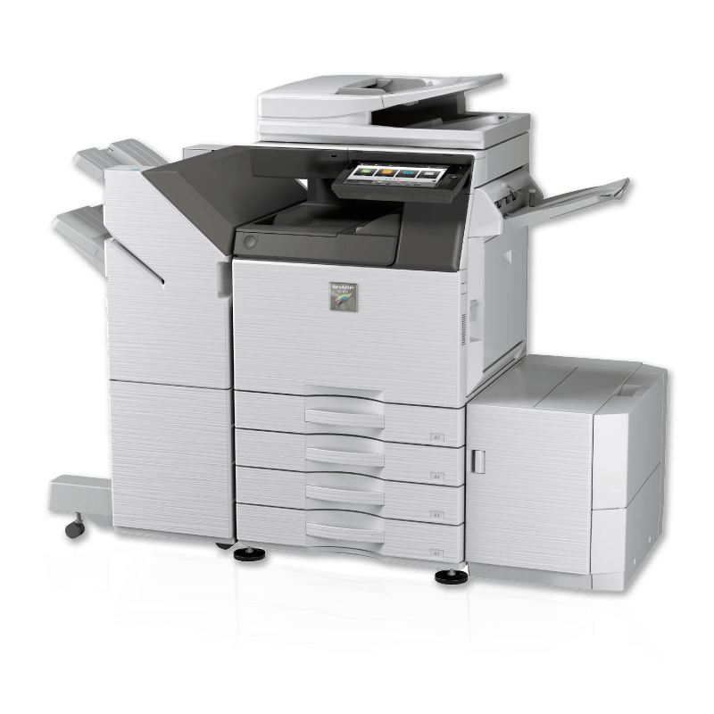 do sharp copiers store data