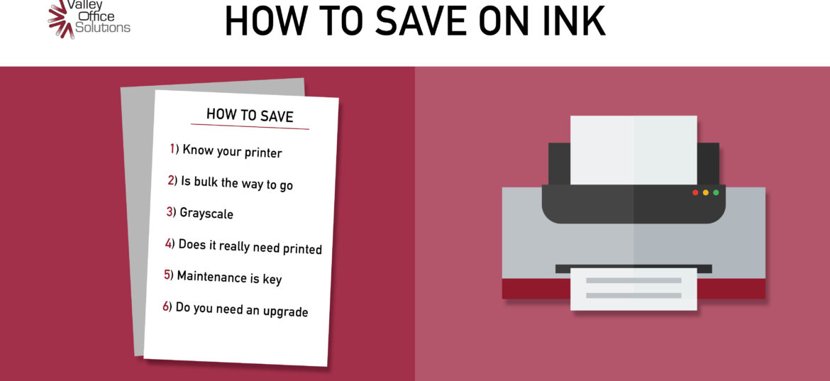 How to save on ink graphic